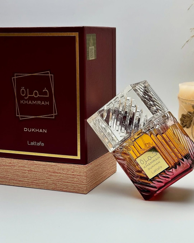 عطر لطافه مدل خمره دخان حجم 100میلی لیتر - Lattafa Khamrah Dukhan perfume