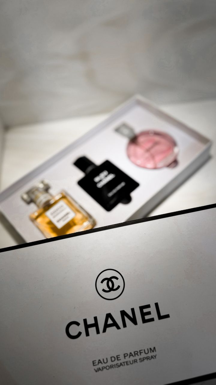 پک عطر سه تایی مینیاتوری شنل