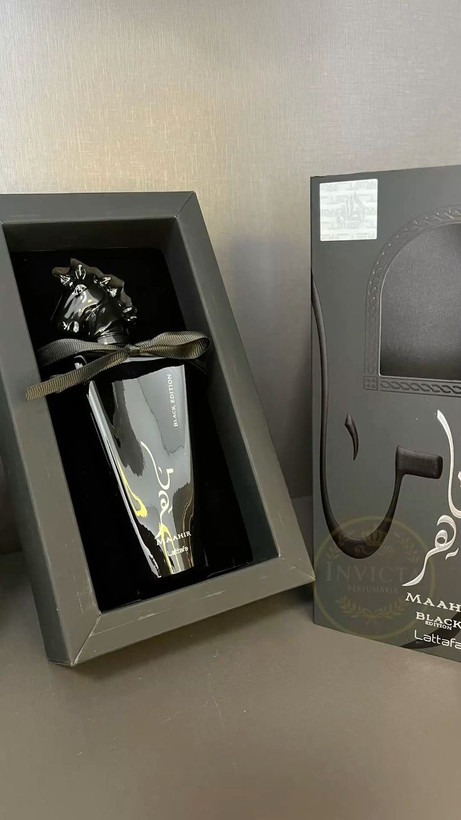 عطر لطافه مدل ماهر مشکی حجم 100میل