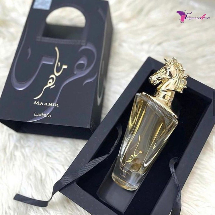عطر لطافه مدل ماهر طلایی حجم 100میل