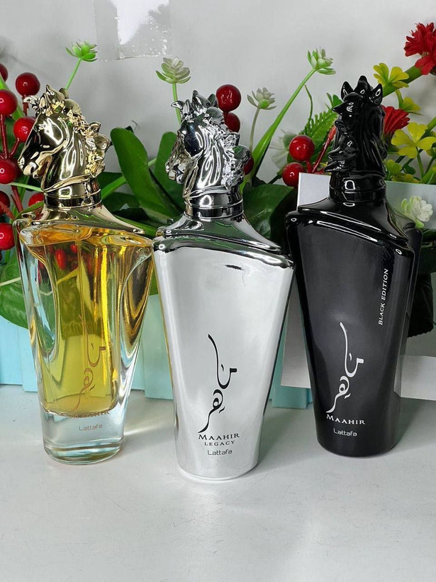عطر لطافه مدل ماهر طلایی حجم 100میل