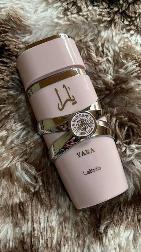 عطر لطافه مدل یارا صورتی حجم 100میل