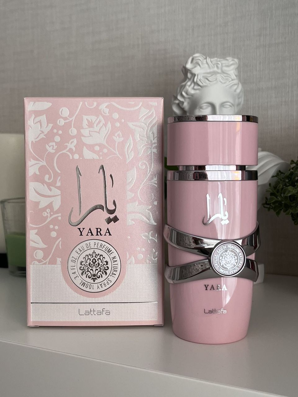 عطر لطافه مدل یارا صورتی حجم 100میل